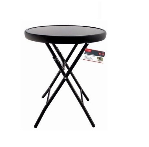 Redwood rattan folding - rattan, table