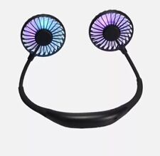 Hands-Free Rechargeable Neck Fan with Long Battery Life - Portable and Wearable