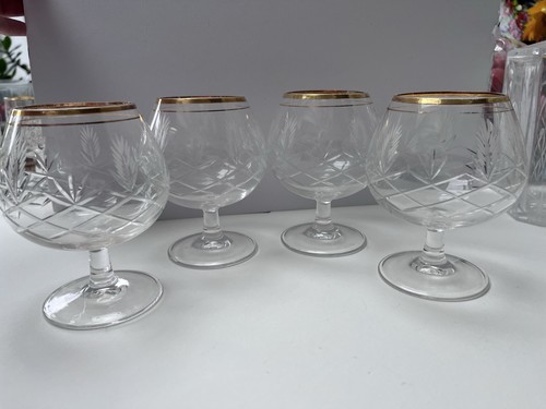 Set vintage cognac - set, 4