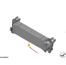 BMW 5 G60 Intercooler Radiator