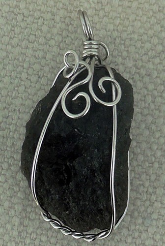 Natural tektite silver - natural,
