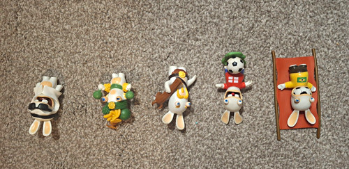Raving rabbids figurine mixed - raving,