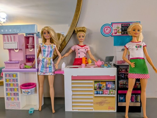 Mattel barbie cafe coffee - barbie, shop