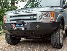 Land Rover Discovery 3 Black Winch Bumper With Fog lights  DA5691