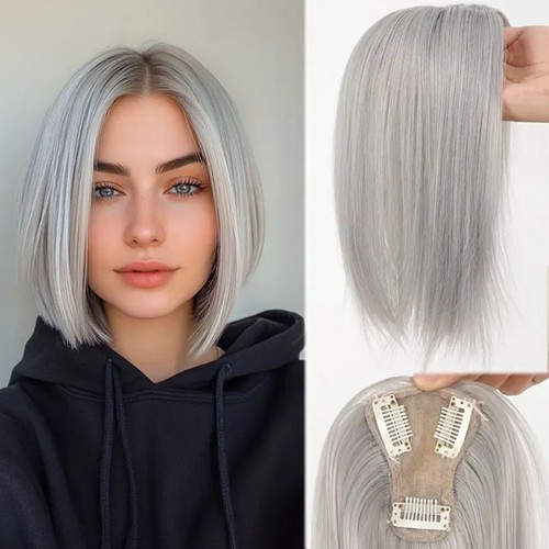 Hair toppers wigs with - toppers, bangs