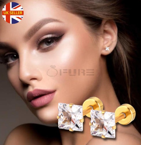 4mm gold surgical steel - gold,