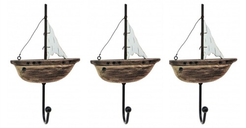 3pc nautical wooden - 3pc, sailing