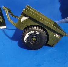 Vintage 1976 Empire Plastics GI Joe green army Jeep trailer