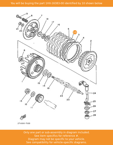 Yamaha spring clutch boss - yamaha,