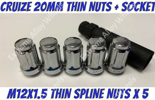 Alloy wheel nuts spline 20mm - wheel,