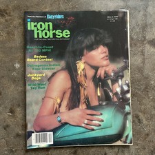 VTG Iron Horse motorcycle magazine April 1981 easyriders bikers iron on transfer