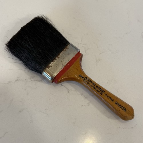 Vintage paint brush wooden - vintage,
