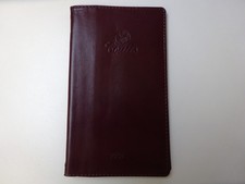 Coutts Bank  Wallet Maroon with original address book