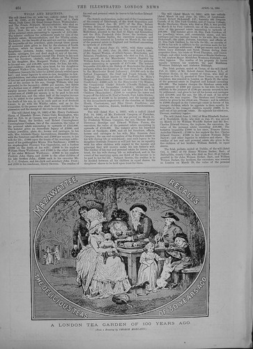 Old antique print 1894 - old,