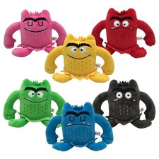 6Pcs Color Emotion Monster