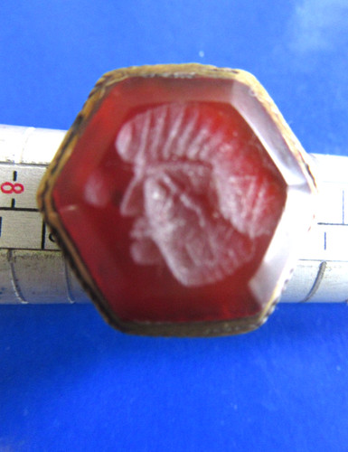 Ancient roman king - roman, carnelian