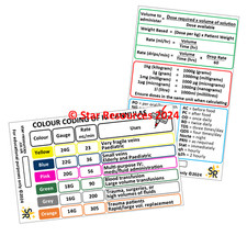 IV Cannula ID Badge Card | Paramedic Flashcard | Nurse Students