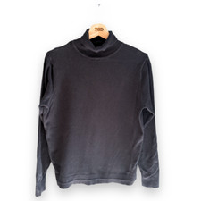 Mens Black Turtleneck Jumper