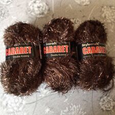 3 x 50g STYLECRAFT CABARET DOUBLE KNITTING BALLS - 1093 PRALINE