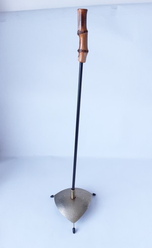 Vintage fire poker with - fire,