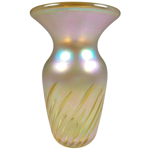 Signed okra golden iridescent - golden,