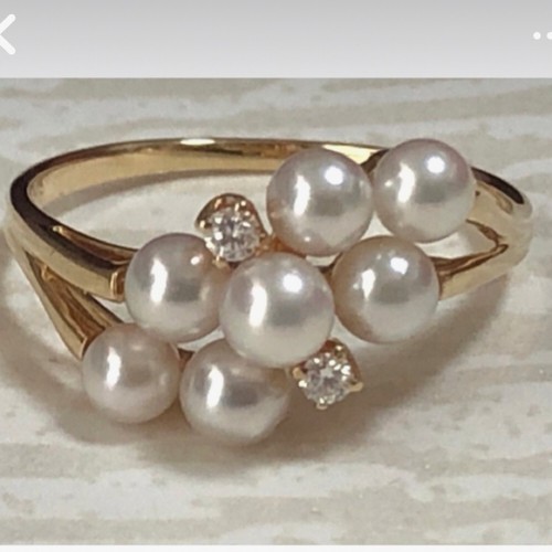 Mikimoto k18 18k gold - mikimoto,