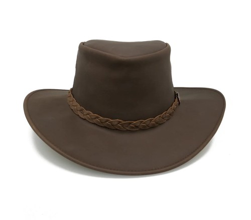 Genuine leather cowboy hat - genuine,
