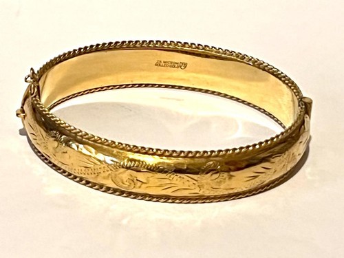 Rolled gold 9ct ladies - ladies, hinged