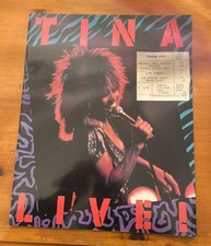 TINA TURNER 1985 Private Dancer Tour Programme with Concert Ticket from Wembley