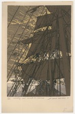 Richard Demarco (b.1930) - 1991 Silkscreen, Unfurling Sails Towards the Gairloch