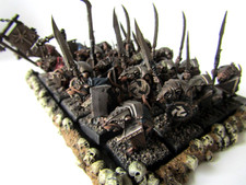A6 WARHAMMER FANTASY BATTLE SKAVEN ARMY - CLANRATS  X 20 WELL PAINTED MODELS