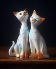 Vintage Saxony Ceramic Cat