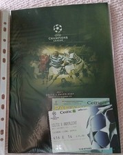 Celtic v Anderlecht Champions League 2003 With Ticket