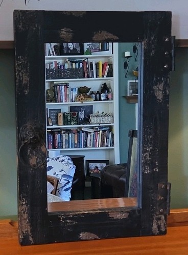 Reclaimed wood framed wall - reclaimed,