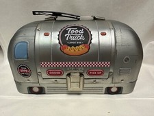 SK LunchTruck Lunch Box Tin Best In Town Food Truck Metal Rare Funky Retro
