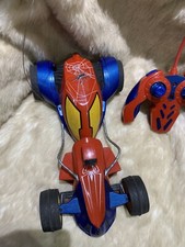 RARE SPIDERMAN 2012 MARVEL COLUMBIA PICTURES MAJORETTE WITH REMOTE CONTROL WORKS