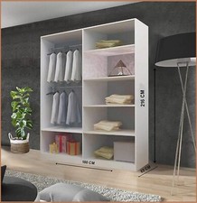 Sliding wardrobe with - wardrobe, mirror