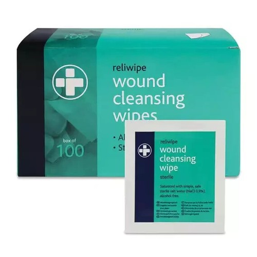 Reliwipe saline wound - reliwipe,