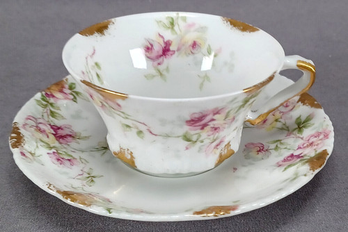 Haviland limoges h4347 pink - limoges,
