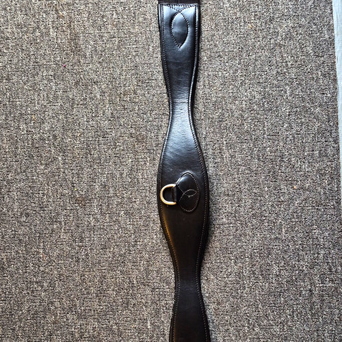 Black leather anatomical - black,