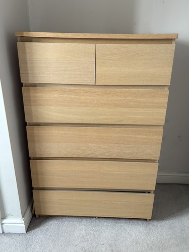 Drawer oak chest ikea malm - drawer,