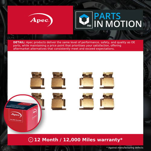 Brake pad fitting kit - pad,
