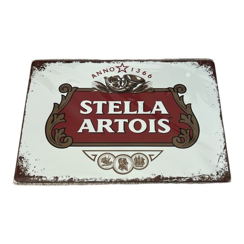 Stella artois belgium beer tin - stella,
