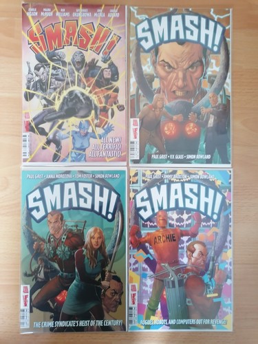 Smash comics qty 4 - smash!,