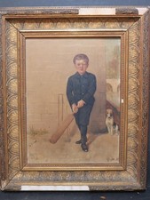 Cricket Oil Painting 1888 Sporting Art George Paice to £12,000 English School