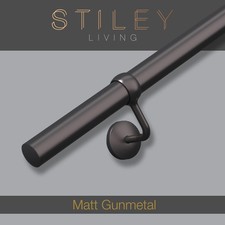 Gun Metal Grey Stair Handrail