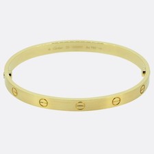 Cartier Classic Brushed LOVE Bangle Size 20