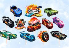 12 X HOT WHEELS cupcake