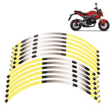 For HONDA MSX 125 Grom MSX125 SF 12-2022 Rim Stripes Wheel Tape Sticker Yellow