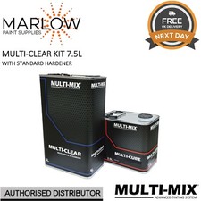 MULTIMIX MULTI CLEAR MS 2K CLEARCOAT KIT 7.5LTR - WITH STANDARD HARDENER